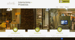 Desktop Screenshot of abrilinteriorismo.com